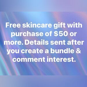 Tallow balm with purchase of $50 or more.